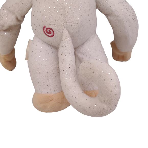 Fingerlings White Plush Monkey Sparkles Glitter 9" Posable Arms Stuffed Animal - Picture 7 of 11